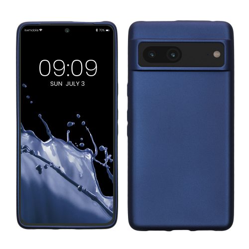 kwmobile pouzdro pro Google Pixel 7, silikonové, modré, 60132.64