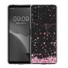 kwmobile pouzdro pro Sony Xperia 10 IV, silikonové, průhledné/růžové, 60160.02