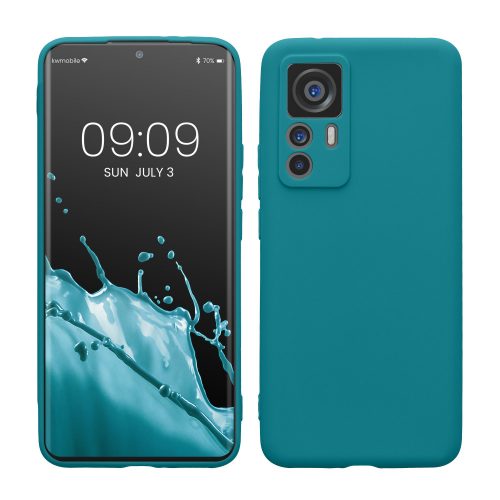 kwmobile kryt pro Xiaomi 12T, silikonový, modrý, 60151.57