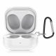 kwmobile pouzdro pro Samsung Galaxy Buds 2 Pro/Galaxy Buds 2/Galaxy Buds Live, silikonové, průhledné, 60179.03