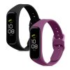 Sada 2 kwmobilních řemínků pro Samsung Galaxy Fit 2, silikon, černá/fialová, 53962.16