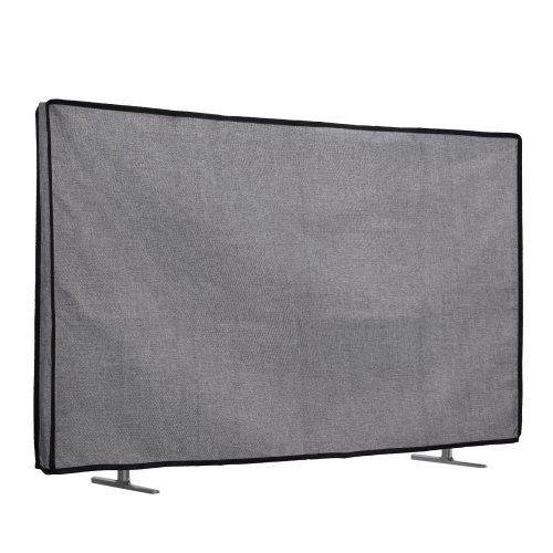 Kryt pro 49-50" Kwmobile TV, šedý, textil, 60193.19