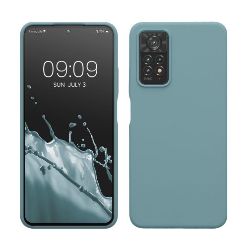 kwmobile pouzdro pro Xiaomi Redmi Note 11 Pro/Redmi Note 11 Pro 5G/Redmi Note 12 Pro, silikonové, zelené, 57373.206