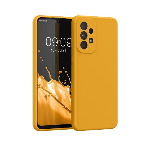 kw pouzdro na mobil pro Samsung Galaxy A33 5G, Silicon, Orange, 57833.191