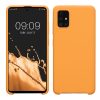 kw pouzdro na mobil pro Samsung Galaxy A51, Silicon, Orange, 51197.150