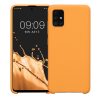 kw pouzdro na mobil pro Samsung Galaxy A51, Silicon, Orange, 51197.150