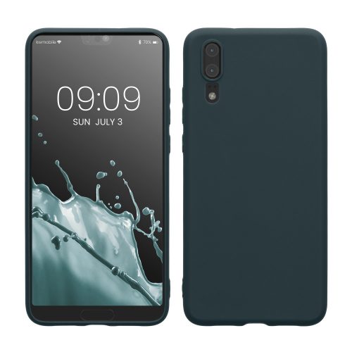 kwmobile pouzdro pro Huawei P20, silikonové, modré, 44212.202