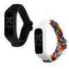 Sada 2 kwmobile popruhů pro OPPO Band Sport, Nylon, Black/Multicolor, 59521.04