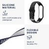 Sada 2 kwmobile pásků pro Xiaomi Mi Smart Band 6/Mi Band 6/Band 5, silikon, černá/šedá, 59792.03