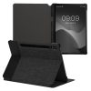 Knižní kryt kwmobile pro Samsung Galaxy Tab S8/Galaxy Tab S7, textilní, černý, 60385.73