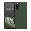 Kryt kwmobile pro Sony Xperia 10 IV, silikonový, zelený, 57800.118