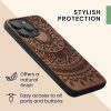 kwmobile pouzdro pro Apple iPhone 14 Pro Max, Wood, Brown, 59127.04