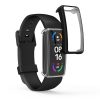 Sada 2 ks pouzder Kwmobile pro Fitbit Inspire 3/Inspire 2/Ace 3, silikonové, průhledné/černé, 53870.05