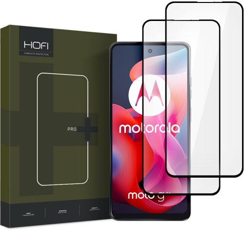 Sada 2 ks ochranných fólií Hofi Glass Pro+ pro Motorola Moto G24/G24 Power/G04 Černá