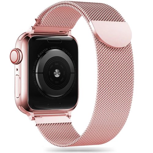 Pásek Tech-Protect Milaneseband pro Apple Watch 4/5/6/7/8/9/SE (38/40/41 mm) růžový