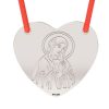 Stříbrný přívěsek se šňůrkou model Orthodox heart 1