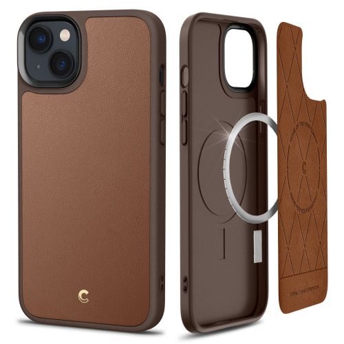 Pouzdro Spigen Cyrill Kajuk Mag MagSafe pro Apple iPhone 14 Plus/15 Plus Brown